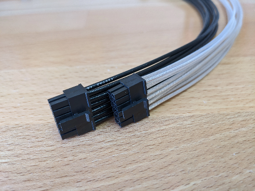 Nvidia 12 Pin PCIE Unsleeved Custom Cable