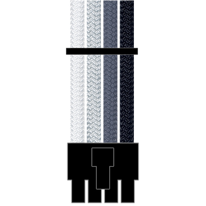 LOUQE Ghost S1 8 (4+4) Pin CPU/EPS Paracord Custom Sleeved Cable