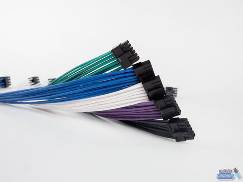 12 Pin PCIE Unsleeved Custom Cable - Choose Your Length