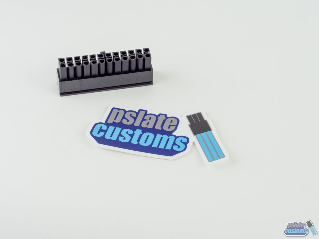 Pslate Customs Logo Sticker