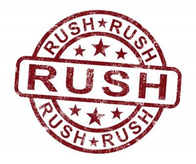 Rush Processing - SATA Unsleeved (+$6)