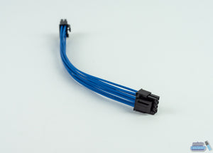 8 (4+4) Pin CPU/EPS Unsleeved Custom Cable - Choose Your Length
