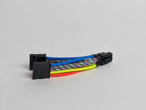 DAN Cases A4-SFX Dual SATA Power Paracord Custom Sleeved Cable