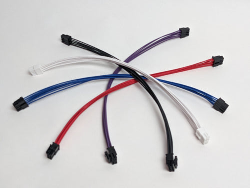 SSUPD Meshlicious 8 (4+4) Pin CPU/EPS Unsleeved Custom Cable