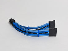 Load image into Gallery viewer, Sliger SM550/SM560/SM570/SM580 Dual SATA Power Paracord Custom Sleeved Cable