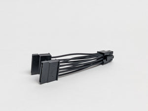 LOUQE Ghost S1 Dual SATA Power Unsleeved Custom Cable
